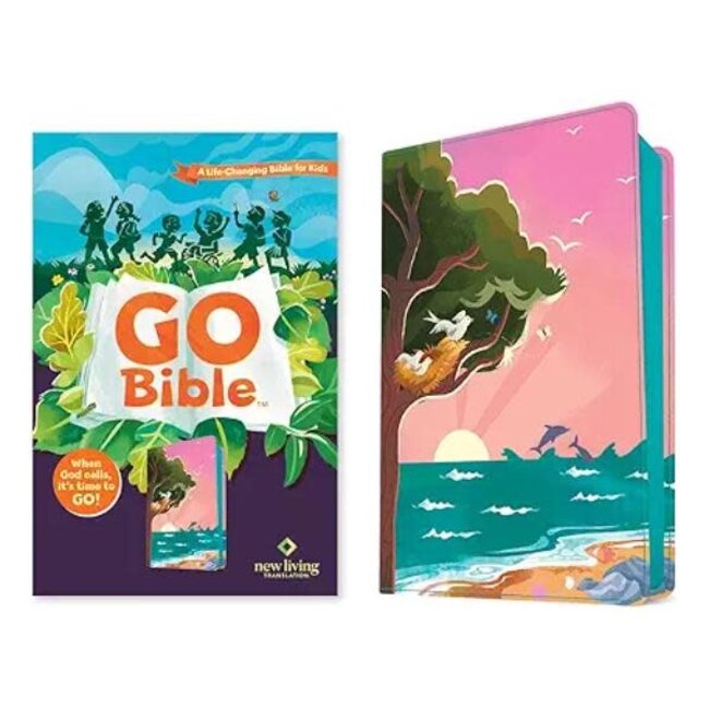 NLT Go Bible for Kids (LeatherLike, Beach Sunrise)
