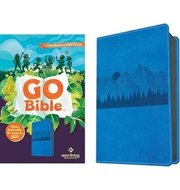 NLT Go Bible For Kids (LeatherLike, Blue Mountains)