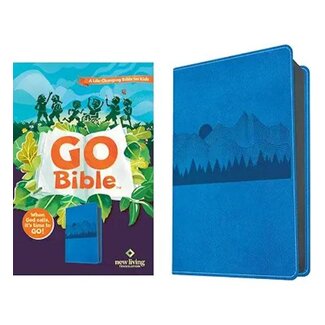 NLT Go Bible For Kids (LeatherLike, Blue Mountains)