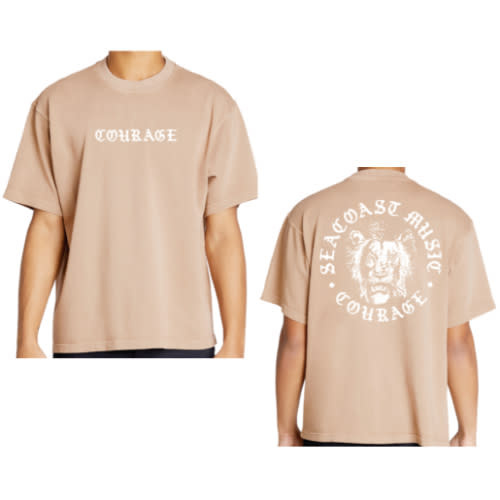 Seacoast Music Courage Shirt - Brown
