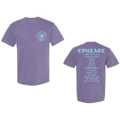 Seacoast Music Courage Shirt - Grape