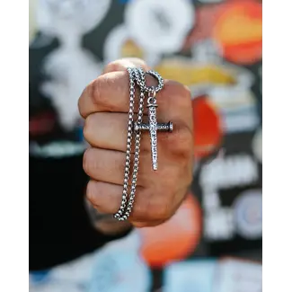 Nail Cross Necklace