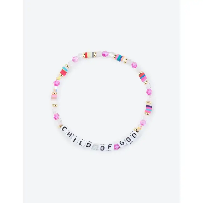 Child of God Letter Bracelet