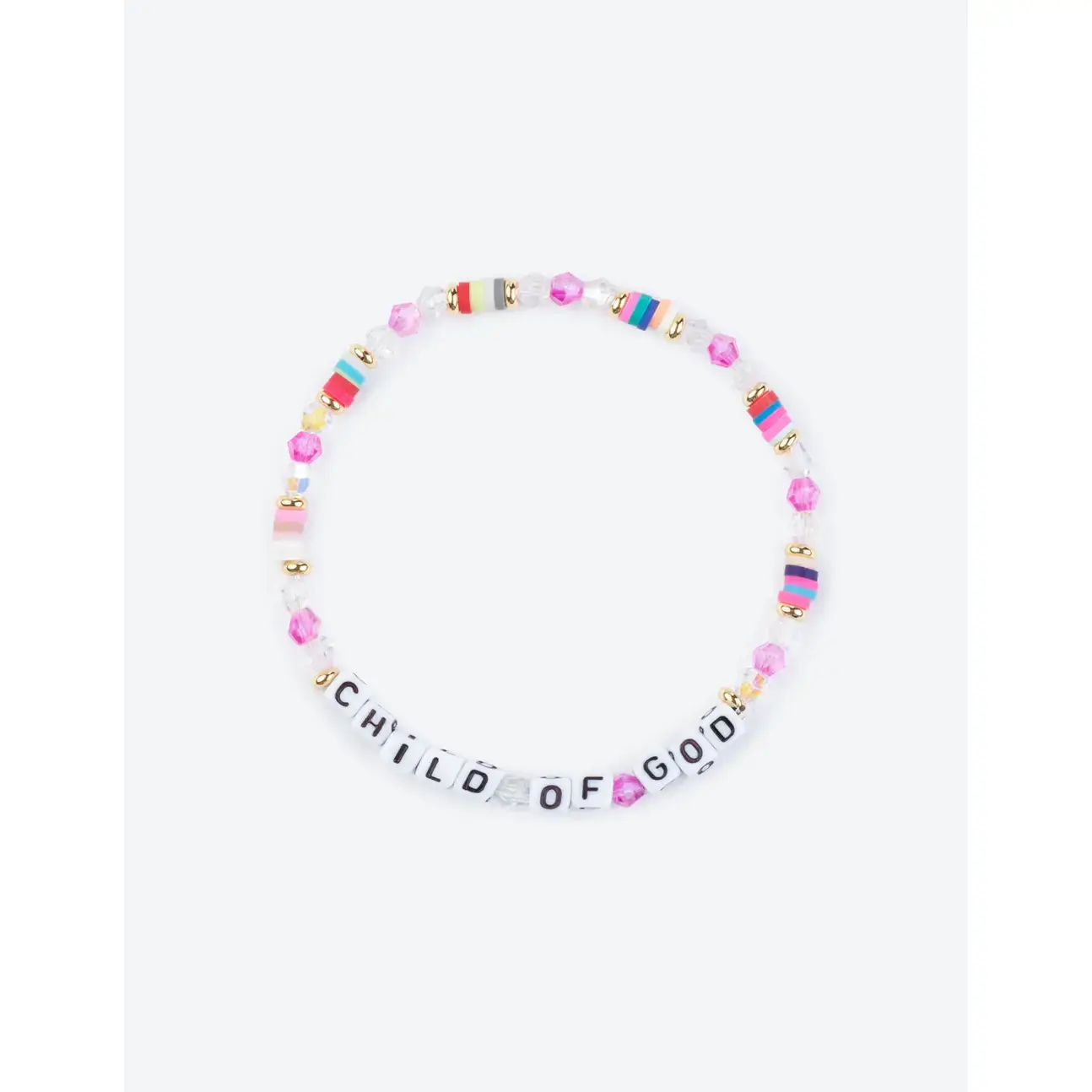 Child of God Letter Bracelet