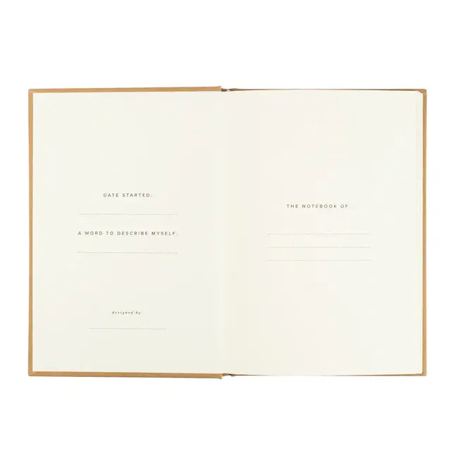 Blank Paintable Notebook - Dotted Interior