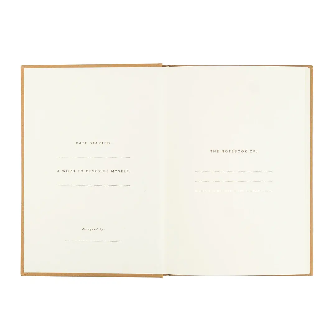 Blank Paintable Notebook - Dotted Interior