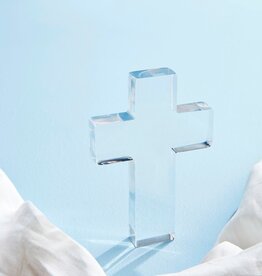 Clear Resin Acrylic Cross