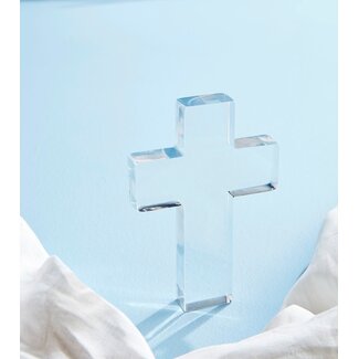 Clear Resin Acrylic Cross