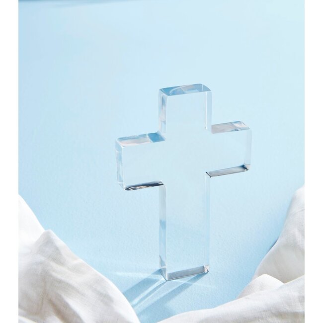 Clear Resin Acrylic Cross