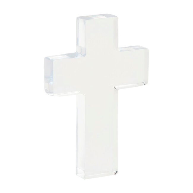 Clear Resin Acrylic Cross