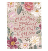 Speaker Notes - Remember the Wondrous Works
