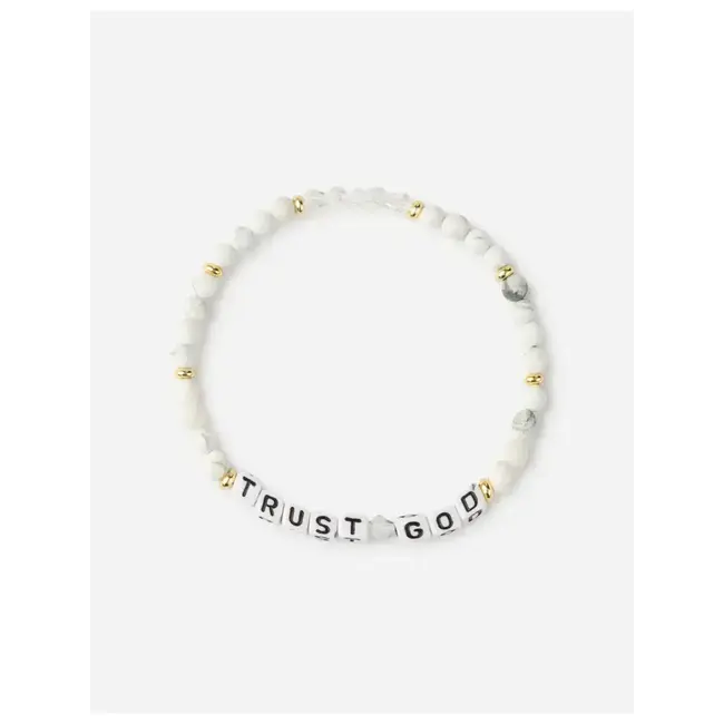 Trust God Letter Bracelet
