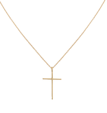 Cross Necklace - Gold