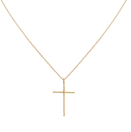 Cross Necklace - Gold