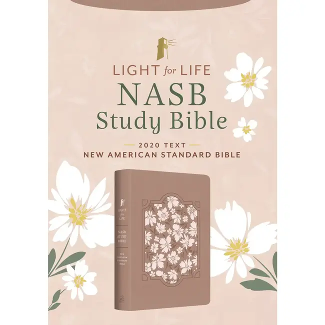 Light For Life NASB Study Bible (Blush Bouquet)