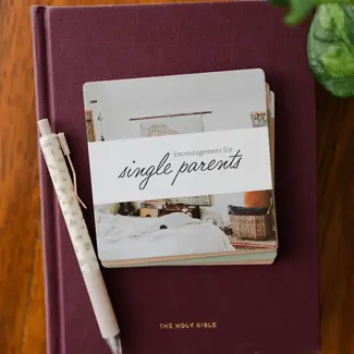Encouragement For Single Parents Verse Card Set
