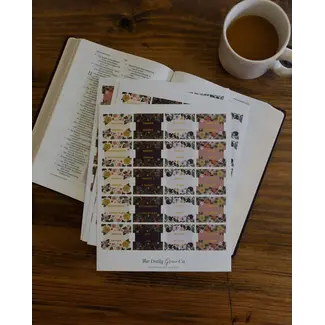 Magnolia Floral Bible Tabs | 76 Tabs