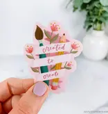 Created to Create Vinyl Sticker
