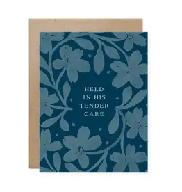 Held in His Tender Care Card