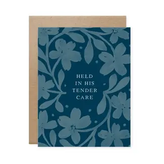 Held in His Tender Care Card