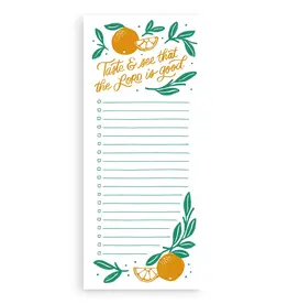 Taste and See Market List Notepad