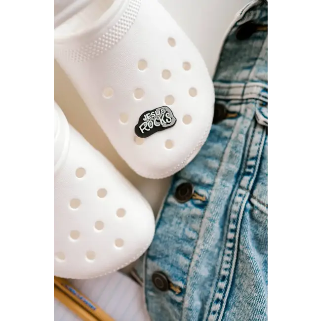 Jesus Rocks Shoe Charm