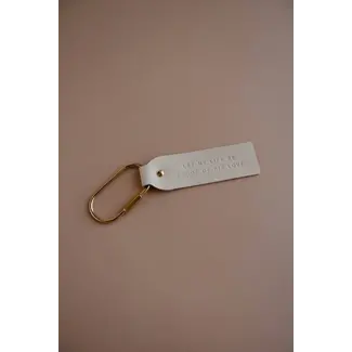 Proof of His Love Blonde Key Fob 