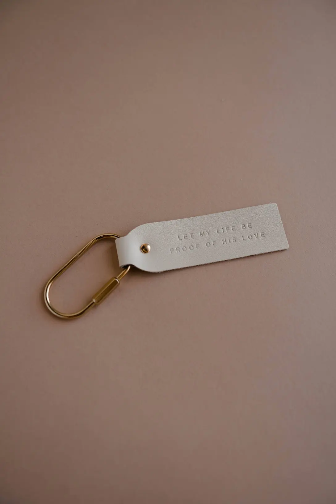 Proof of His Love Blonde Key Fob 