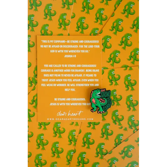 Strong + Courageous Shoe Charm