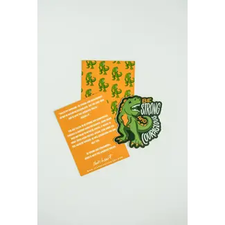 Strong + Courageous Sticker