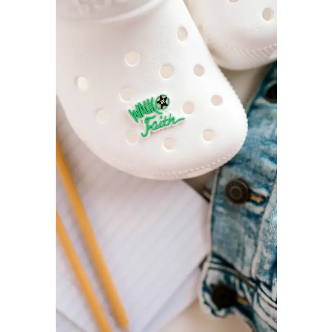 Walk By Faith Shoe Charm