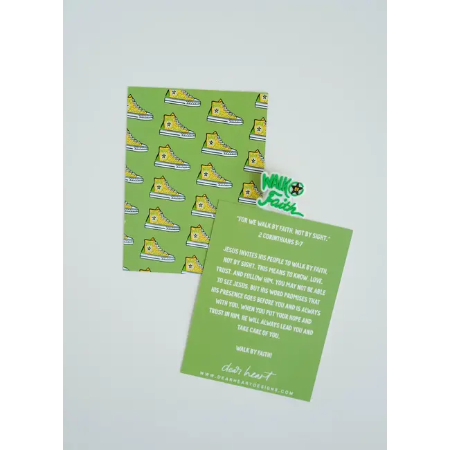 Walk By Faith Shoe Charm