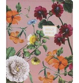 NIV, Artisan Collection Bible, Large Print, Leathersoft, Blush Floral, Red Letter, Comfort Print