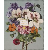 NIV, Artisan Collection Bible, Large Print, Leathersoft, Sage Floral, Red Letter, Comfort Print