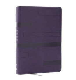Color Code Study Bible, Revealing God's Truth Color by Color (NKJV, Purple Leathersoft, Red Letter)