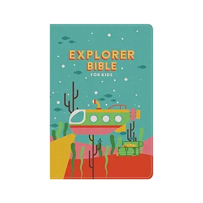 CSB Explorer Bible for Kids - Underwater Adventure Leathertouch Indexed