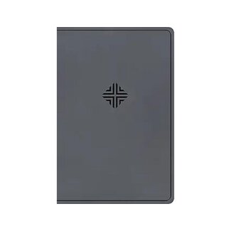 CSB Large Print Thinline Bible, Value Edition - Charcoal