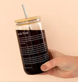 Seek First Glass Can