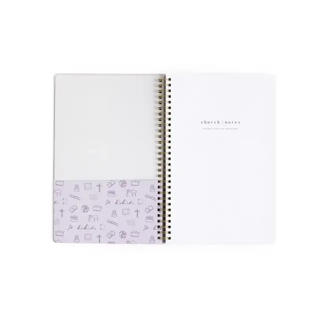 Lilac Church Notes Bible Reference Notebook