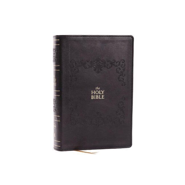 NKJV Bible: Personal Size Giant Print, Black Leathersoft, Holy Bible, Red Letter, Comfort Print: New King James Version