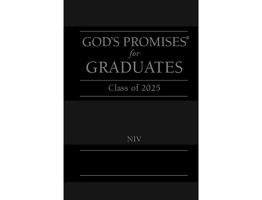 God's Promises for Graduates: Class of 2025 - Black NIV