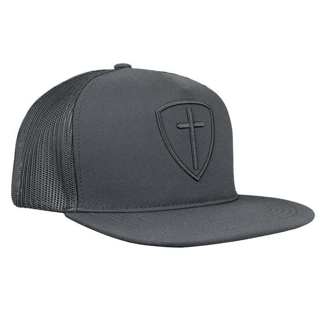 Kerusso Cap - Black Cross And Shield