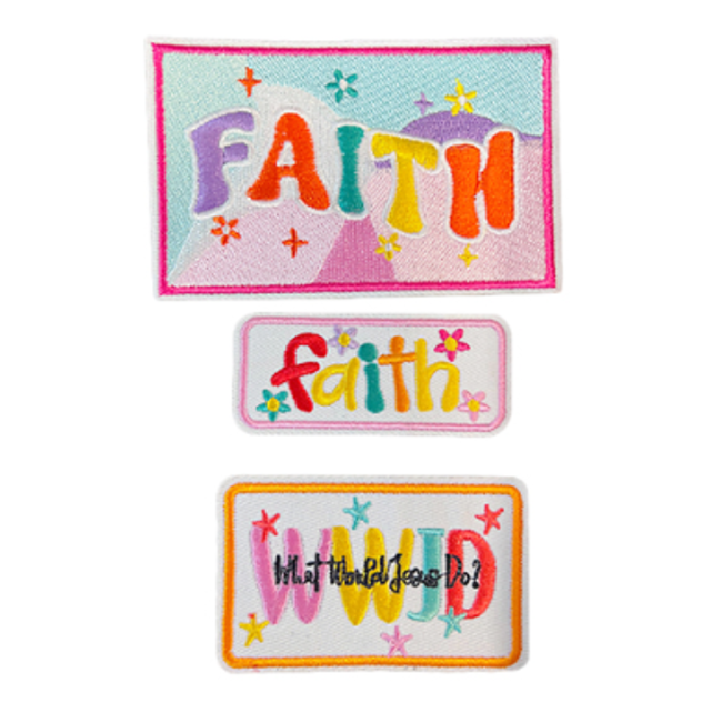 Faith/WWJD Patch Set