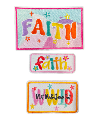 Faith/WWJD Patch Set