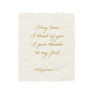 I Give Thanks For You | Christian Religious Greeting Card