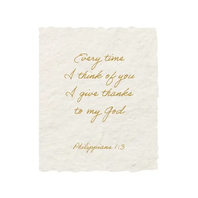 I Give Thanks For You | Christian Religious Greeting Card