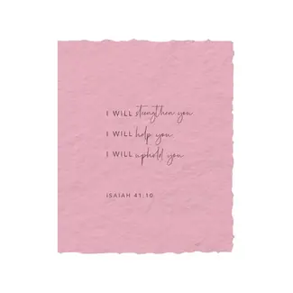 Strengthen You Help You | Religious Greeting Card