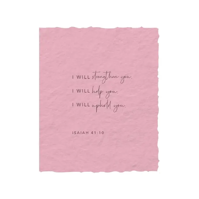 Strengthen You Help You | Religious Greeting Card