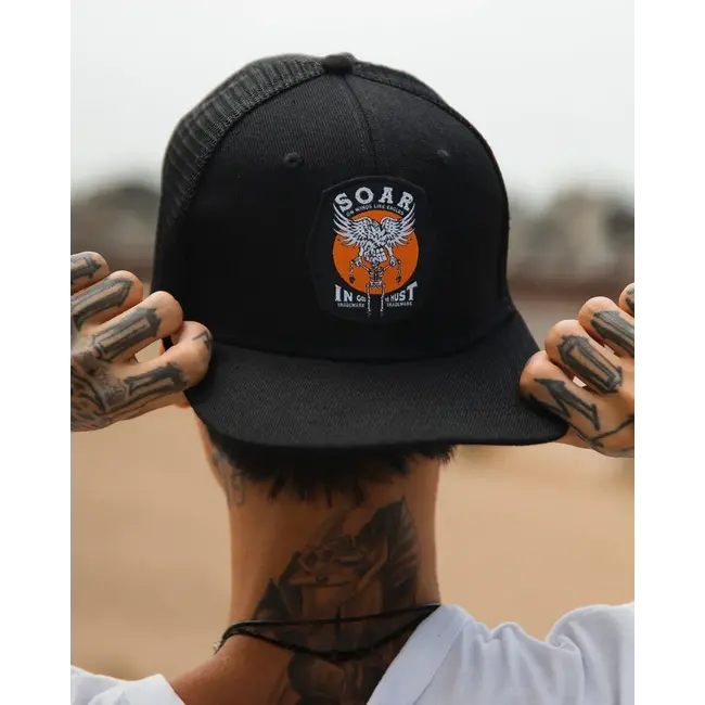 Wings Like Eagles Trucker Snapback Hat
