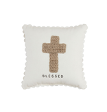 Cross Crochet Mini Pillow